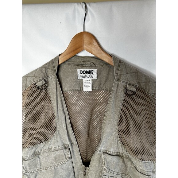 Domke Men's L Vest PhoTOGS Professional Photo  Photography Fishing Hunting khaki - Picture 2 of 13